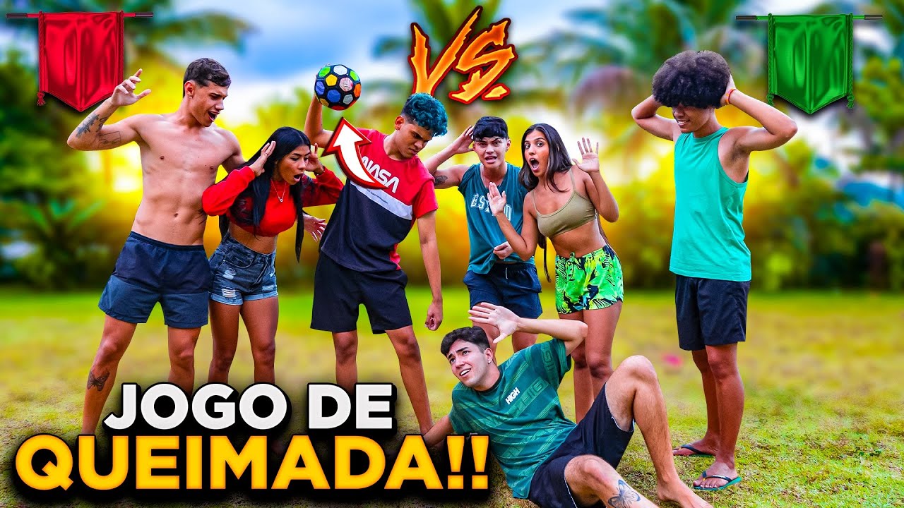 Jogo de QUEIMADA na MANS&Atilde;O MOVIE