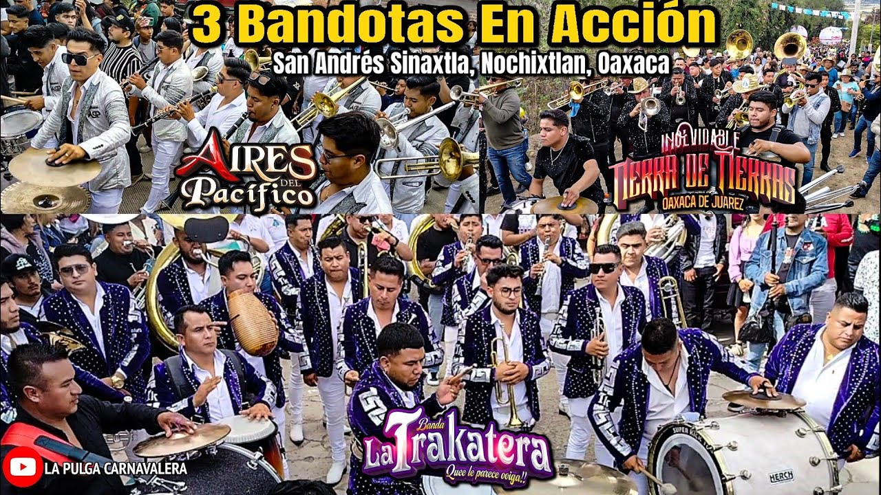 San Andrés Sinaxtla|Calenda de Flores|Banda la Trakatera|Banda Aires del Pacífico|Tierra de Tierras