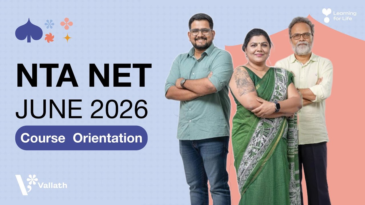 Vallath NTA NET June 26 Course Orientation