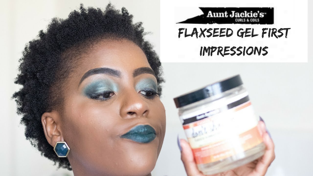 Aunt Jackie's Flaxseed Recipes Elongating Curling Gel | First Impressions and Demo on Short 4C Hair