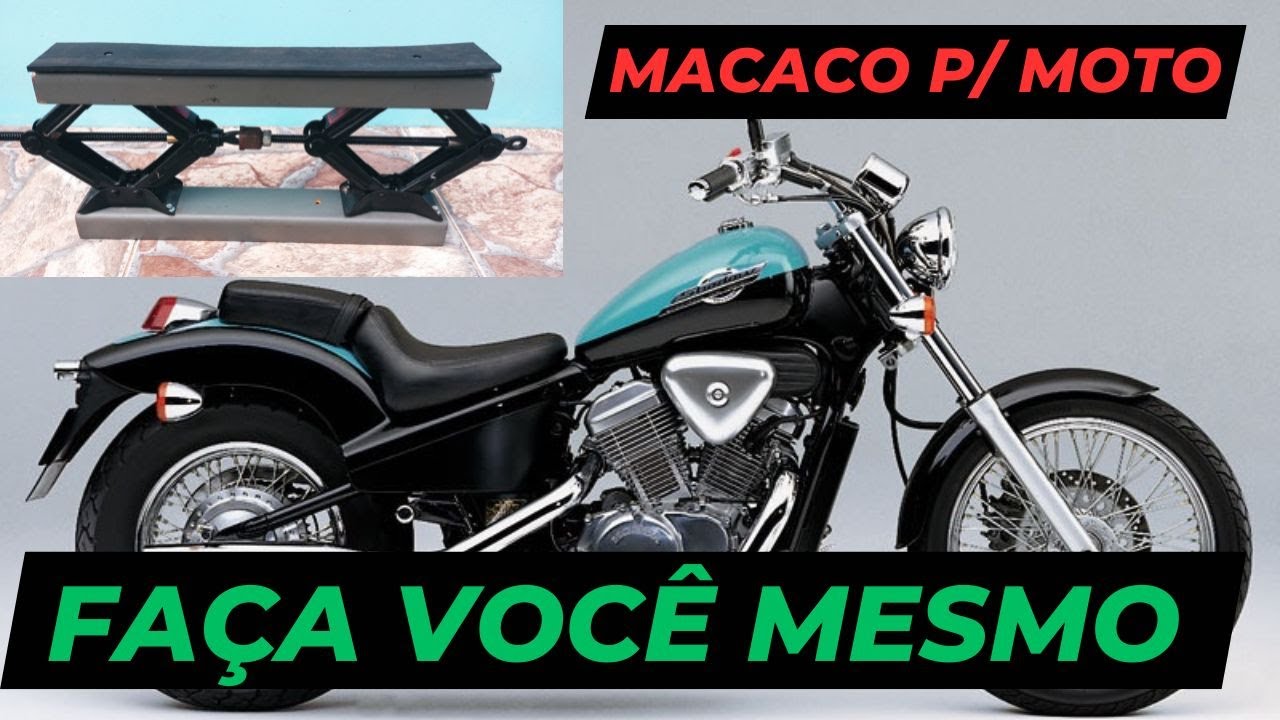 Cavalete Macaco Para Moto Custom Como Fazer em Casa É Bom Funciona de Balança Para Big Trail Barato