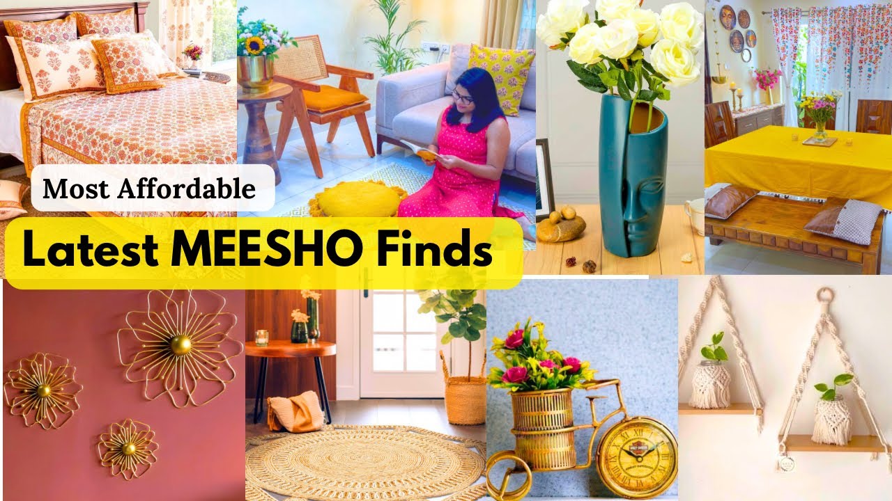 Affordable Ways To  Upgrade Your Home | New & Aesthetic MEESHO Home Decor Finds |Home Decor Ideas