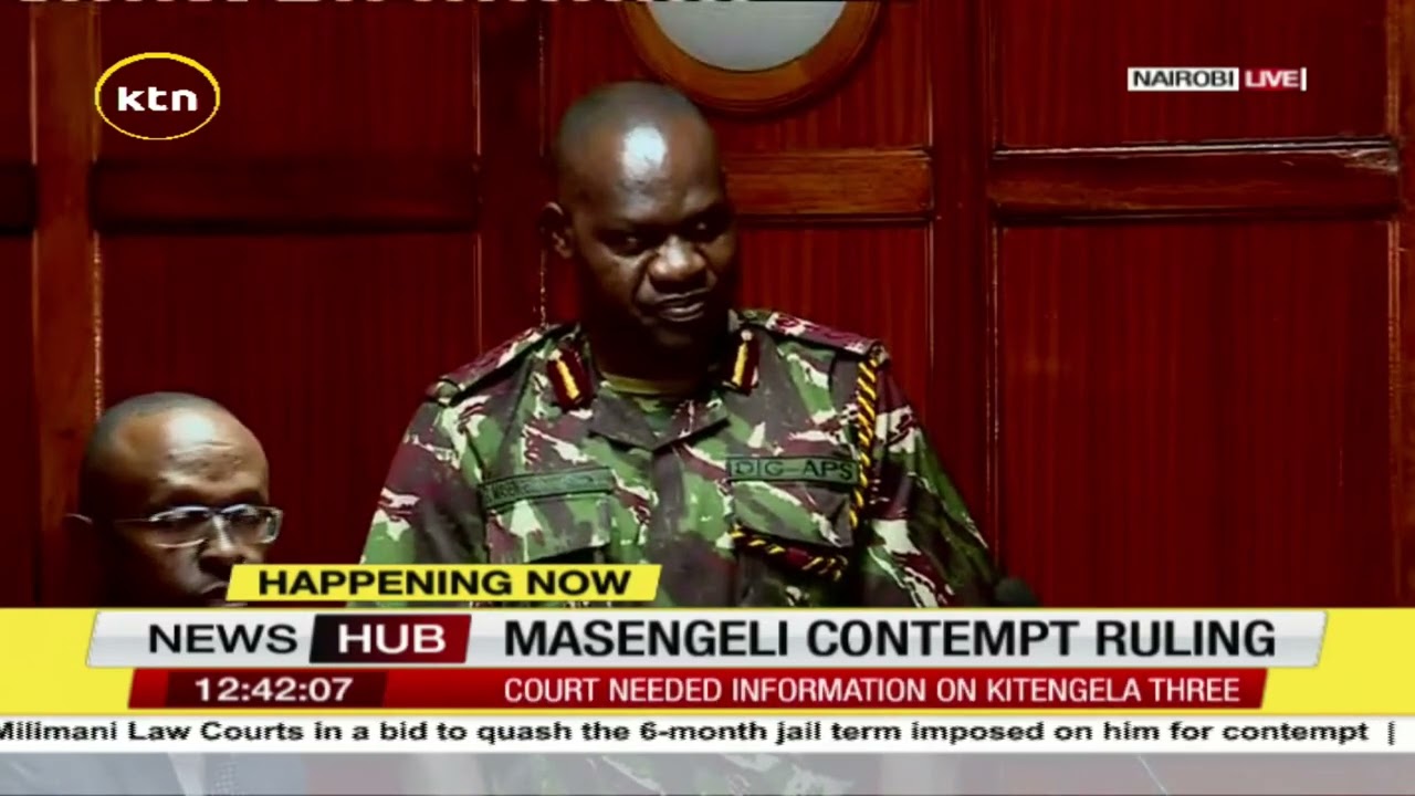 Masengeli manages to purge six-month sentence after Justice  Mugambi allows him to redeem himself