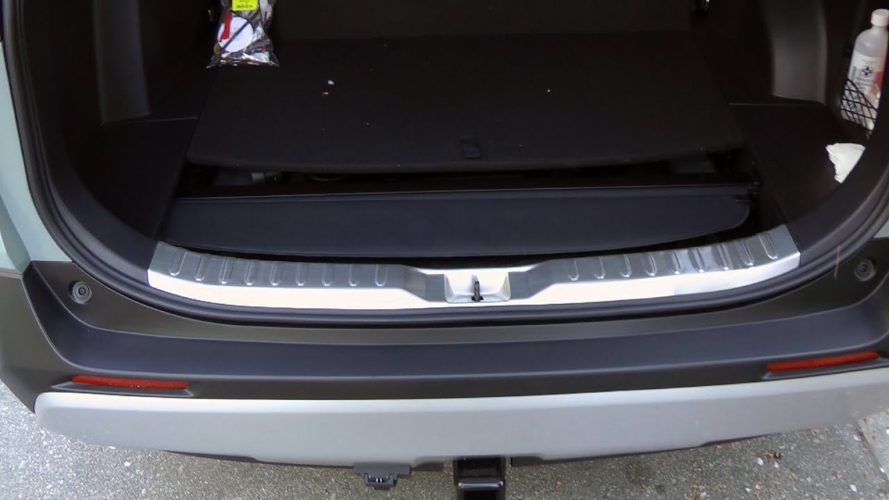 Toyota RAV4 (2019-2024): Rear Door Sill Stainless Steel Protection Plate Installation.