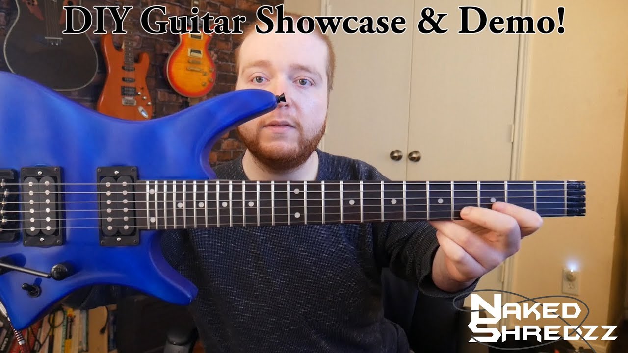 DIY Headless Guitar Kit Showcase & Demo