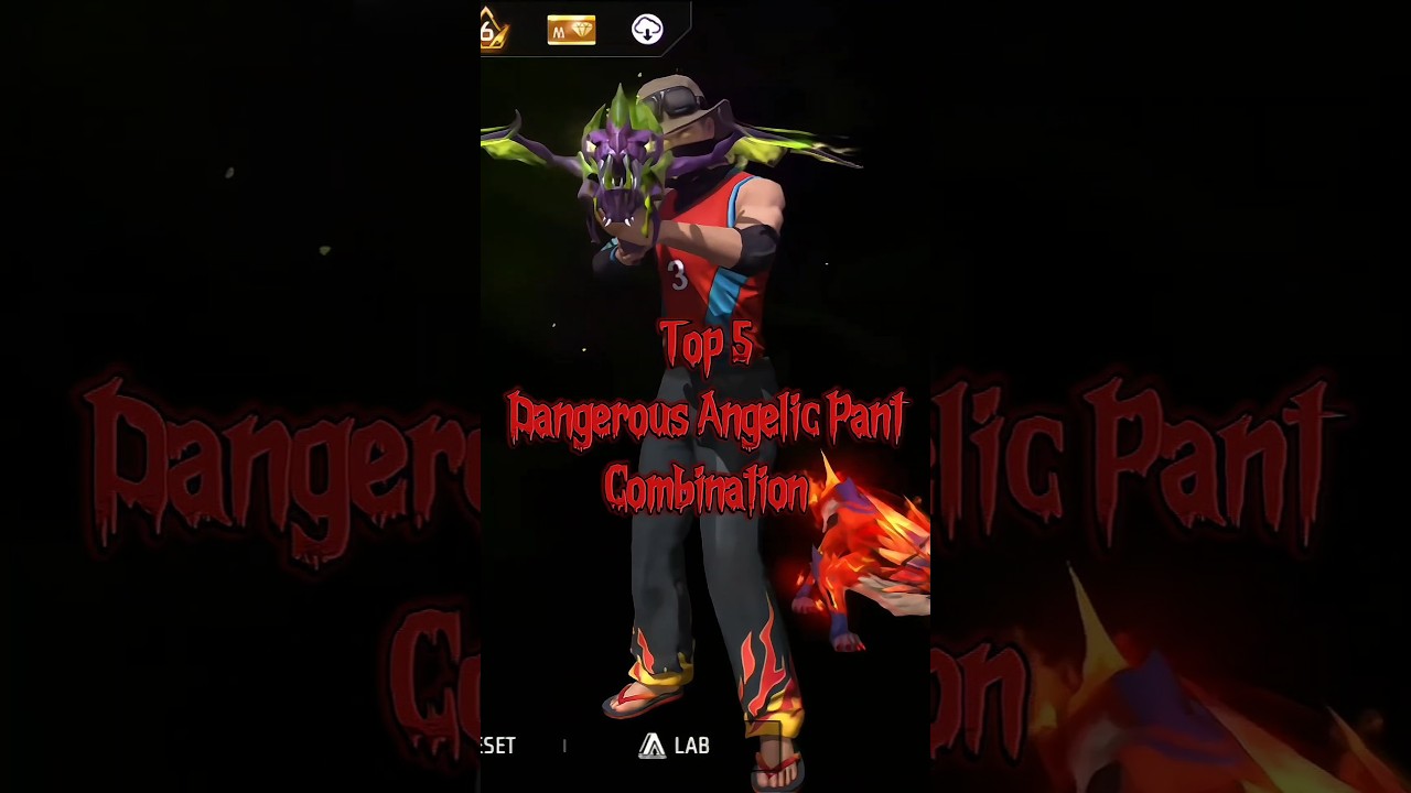 Angelic 🪽 Pant Combination Free Fire🔥☠️ !! 