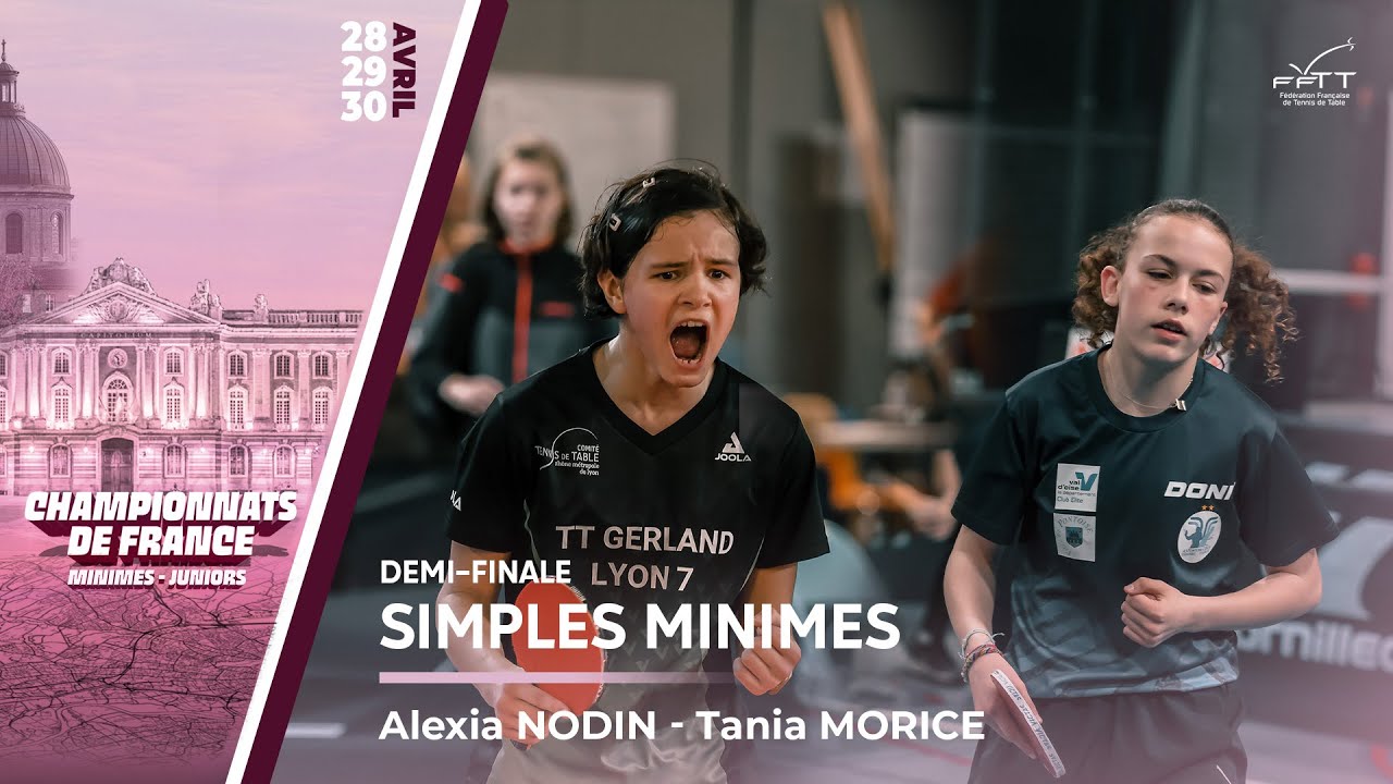 Alexia NODIN vs Tania MORICE | DEMI-FINALE | FRANCE MINIMES 2023