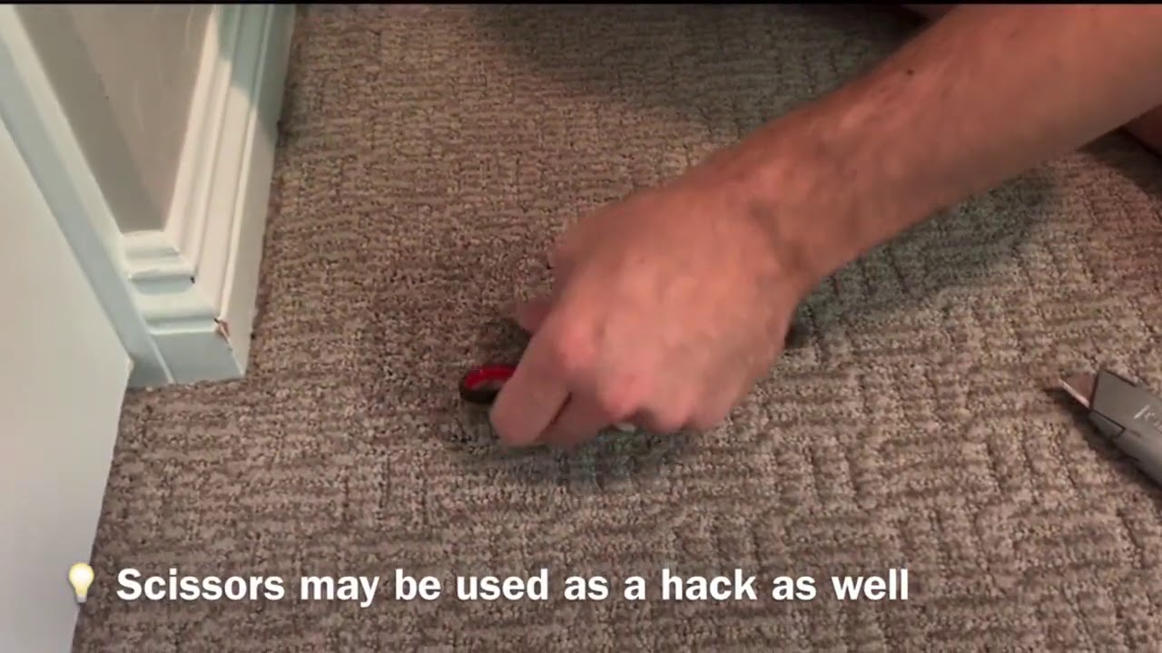 Repairing Burnt Carpet!