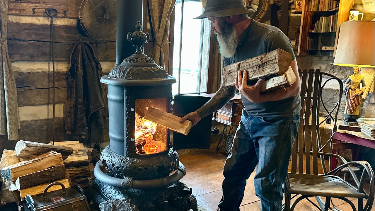 Safely firing 1800s potbelly or parlor stove with wood￼￼