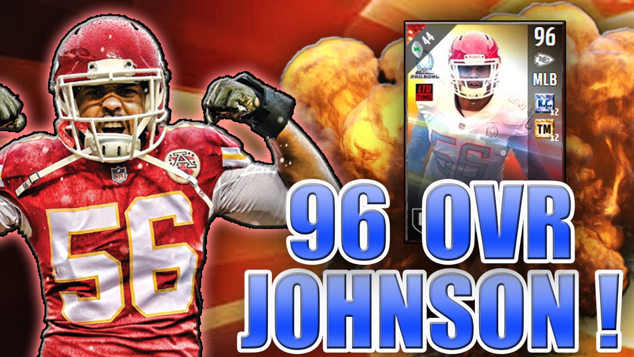 GOT 96 DERRICK JOHNSON! - MADDEN NFL 17 ULTIMATE TEAM