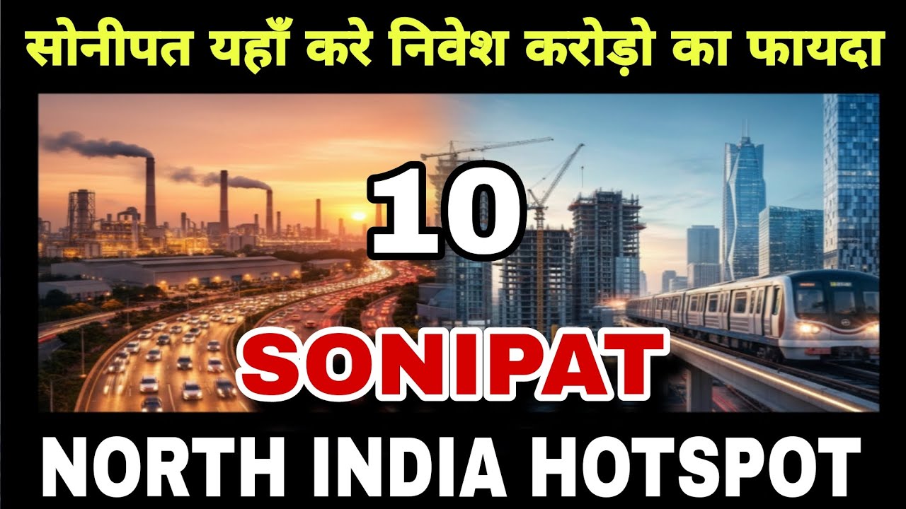 सोनीपत North India Hotspot = Sonipat Metropolitian City ✨