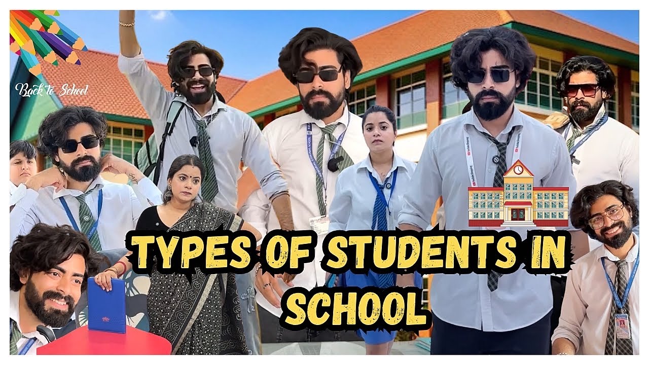 Types Of Students in School 🏫😎 #teratrigun #schoolvideos #students