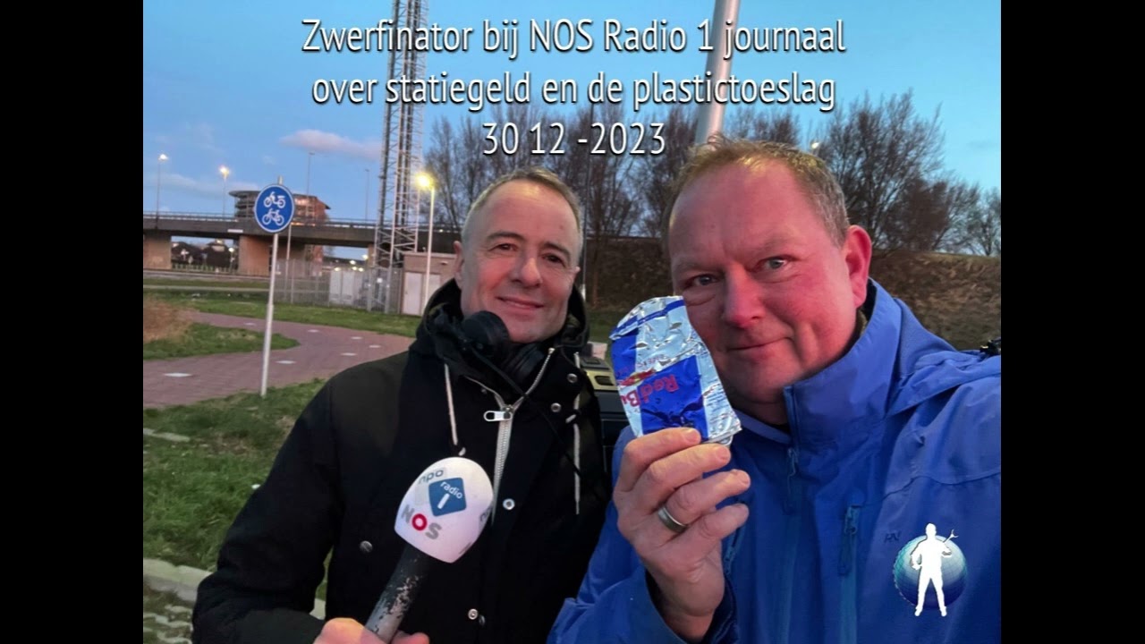 Zwerfinator op Radio1 over statiegeld en de plastictoeslag.