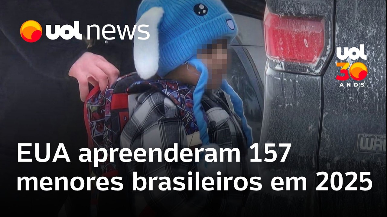 Mais de 150 menores brasileiros nos EUA foram apreendidos pela imigração em 2025, aponta base