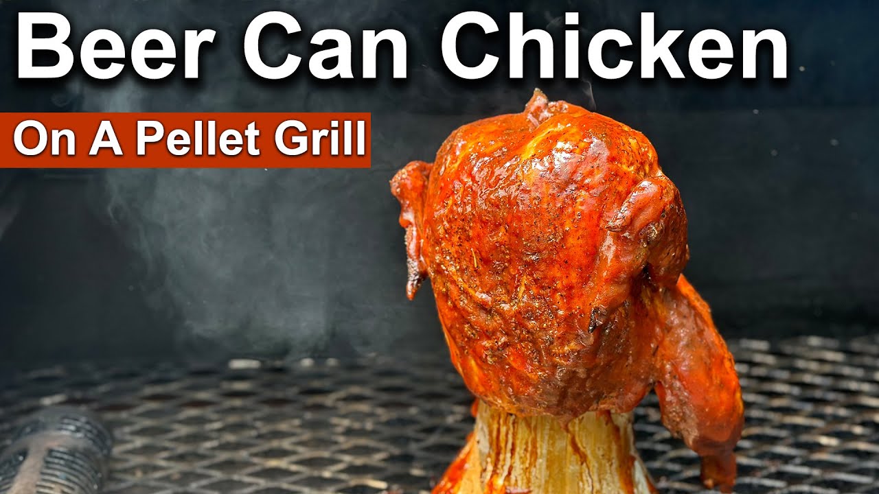 Smoky and Delicious - Beer Can Chicken on a Pellet Grill | Rum and Cook