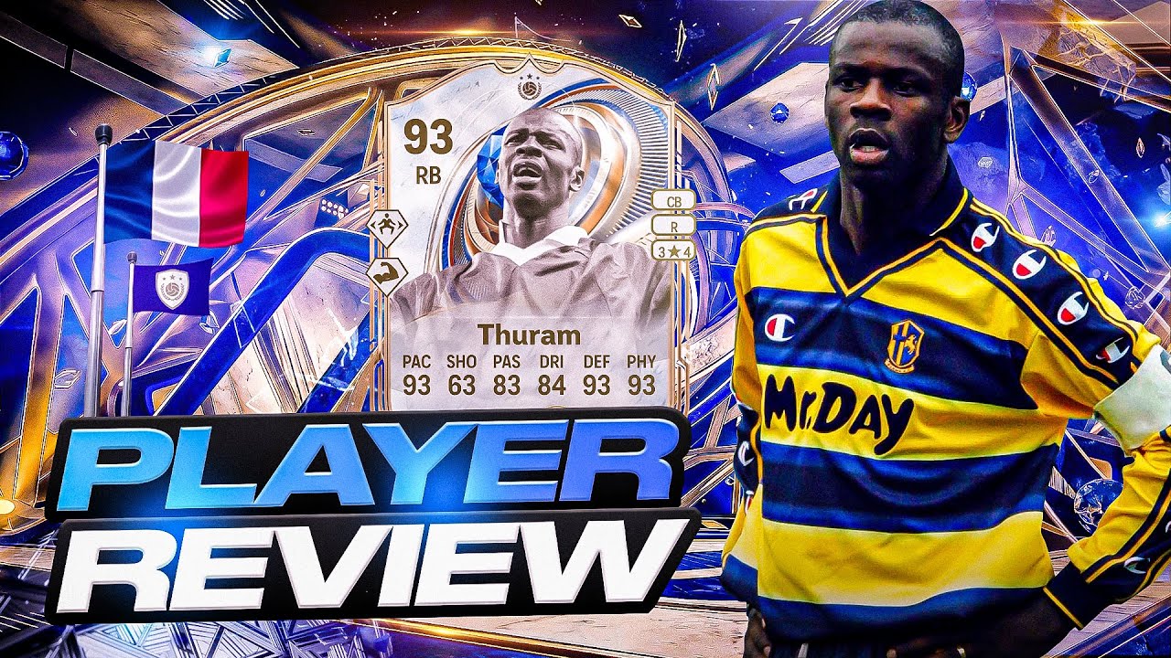 THIS CARD SHOULD BE BANNED! 93 TEAM OF THE YEAR ICON THURAM PLAYER REVIEW - EA FC 26 ULTIMATE TEAM