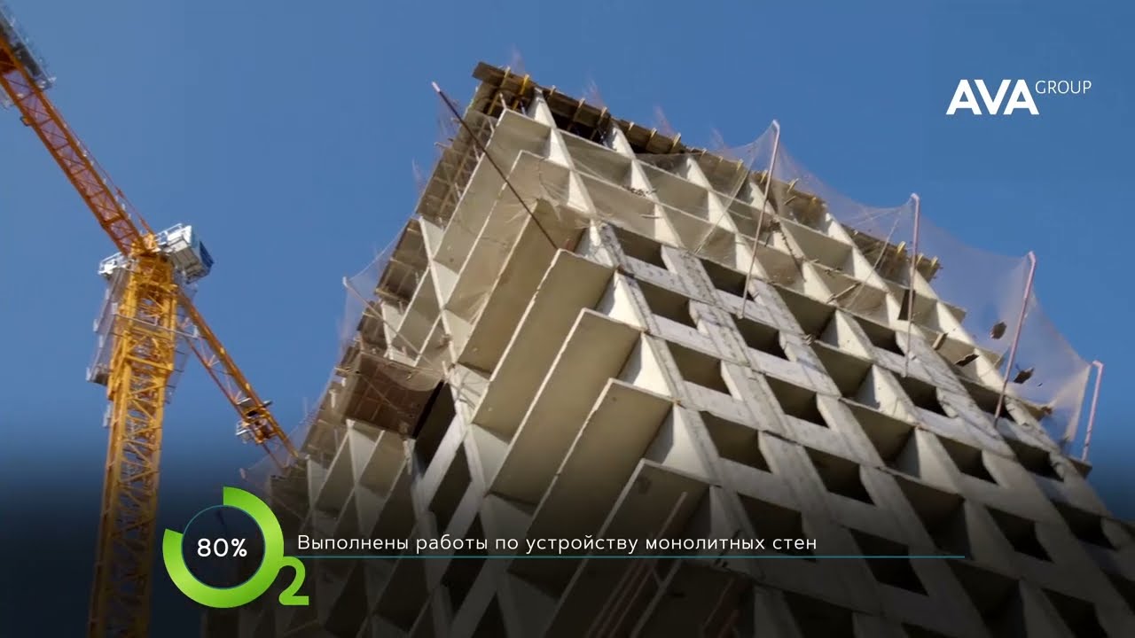 г. Сочи ЖК Кислород  AVA Group Ход строительства Август 2023 года Купить квартиру +7(938)493-11-71