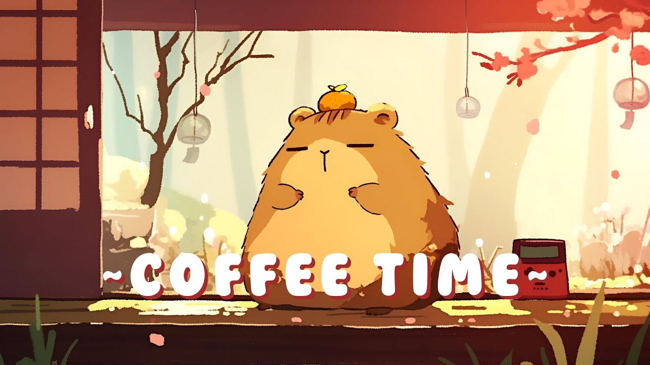 24/7 Capybara Lofi Beats - Japanese-inspired Lofi Collection ~ Gentle Feelings ~ 🎵 💫