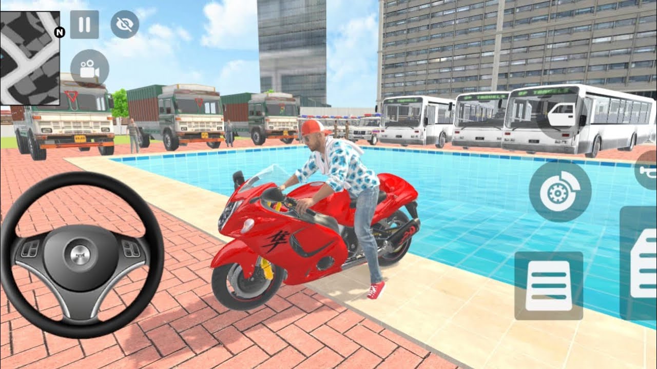 💥Modified Police Car 🚨 Gangster 💥Life in Indian Streets | 🔥Open WorldGame game for android #video 