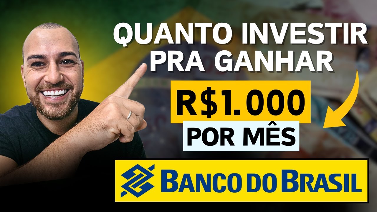 QUANTO INVESTIR E QUANTAS A&Ccedil;&Otilde;ES PRECISO TER PARA RECEBER 1000 REAIS POR M&Ecirc;S DE DIVIDENDOS COM BBAS3?
