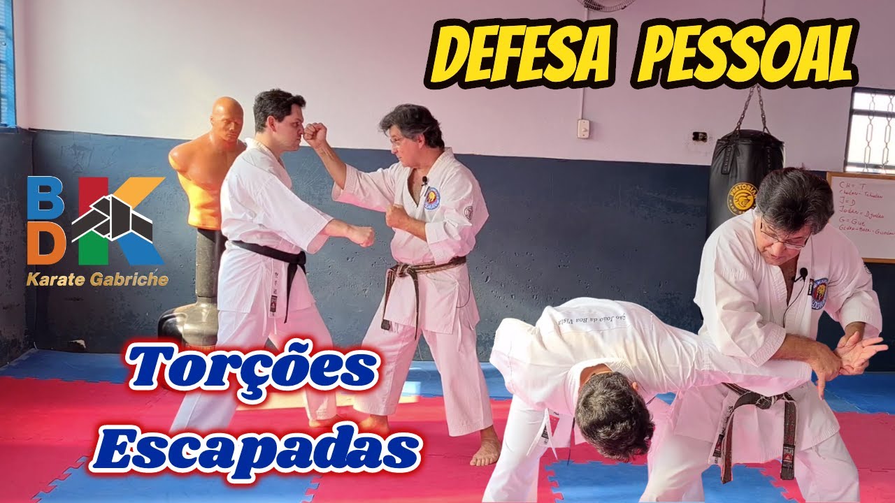 DEFESA PESSOAL - Escapadas - Torções e Te-tsui | BDK - Karate Gabriche
