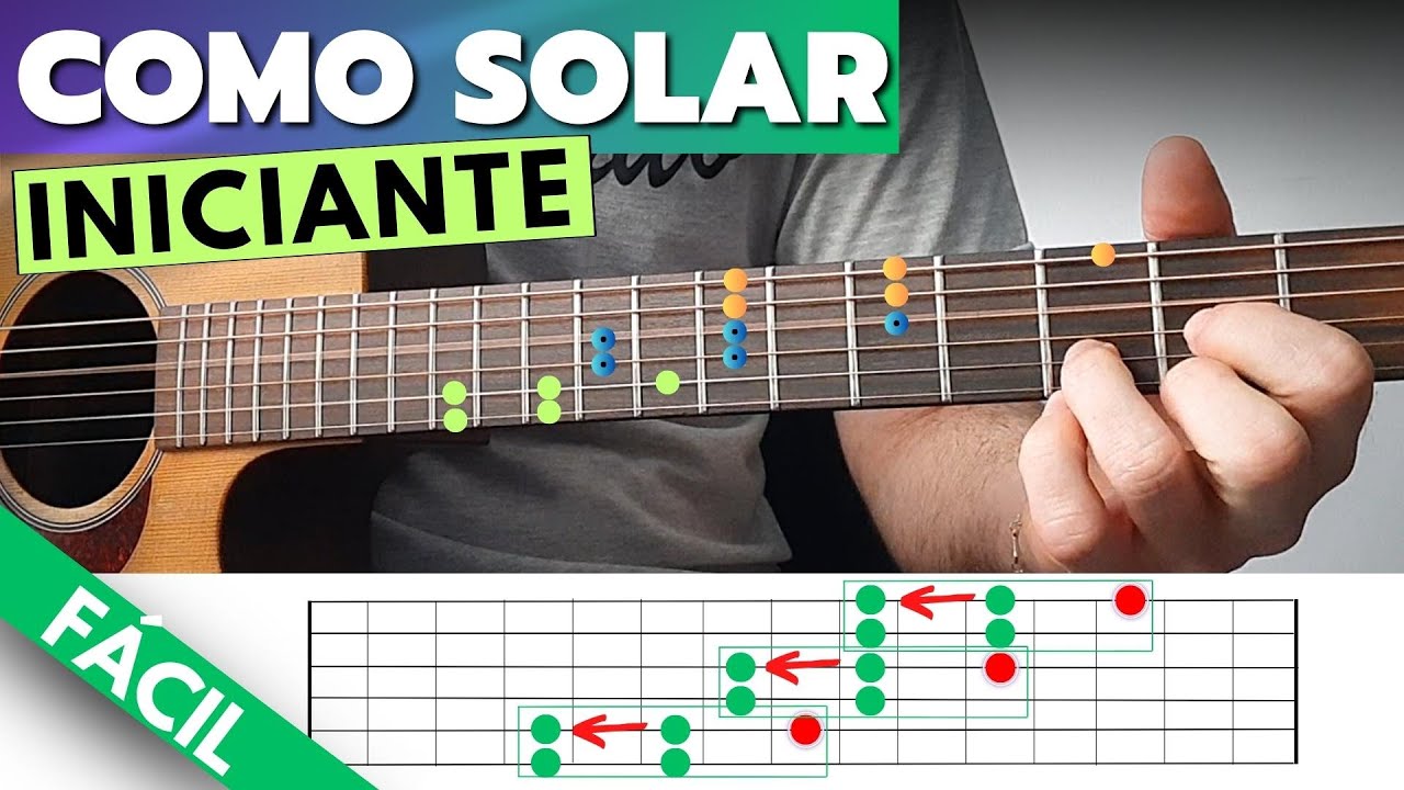 Como SOLAR e IMPROVISAR no Violão - JEITO SIMPLES - Mesmo sendo INICIANTE 🎸✔