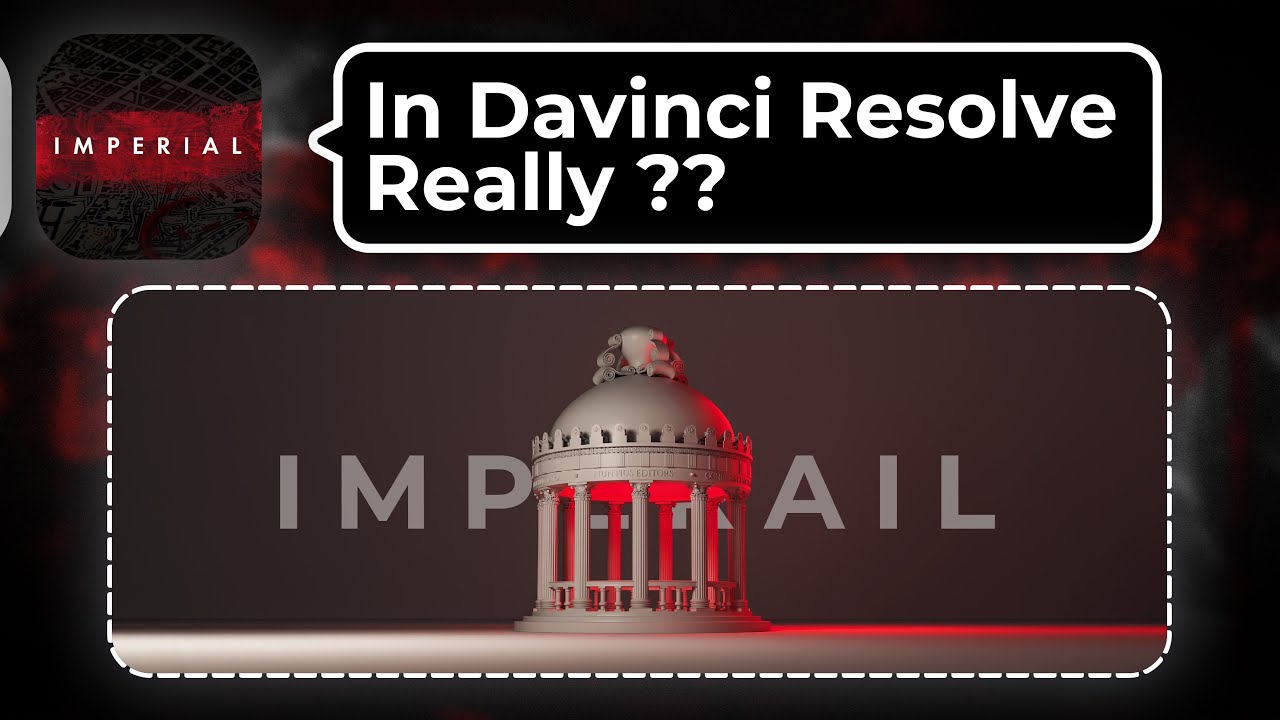 How To Make An Imperial Style Video In Davinci Resolve [$500+] | Part 2