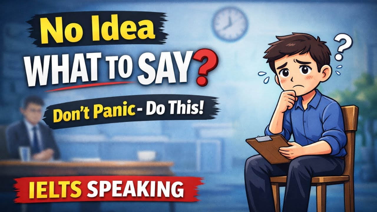 IELTS Speaking: What to Say When You Have No Idea (Avoid Silence)