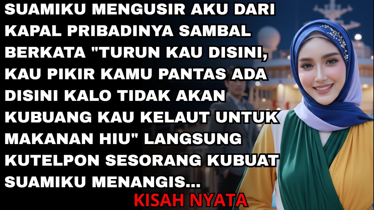 SUAMI MELARANGKU IKUT NAIK KAPAL PRIBADINYA - KUBALAS HINAANYA SAMPAI DIA MENANGIS...