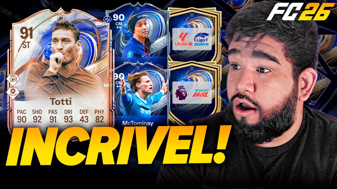 FC 26 | O MELHOR DME TOTY ESTÁ INCRIVEL! - DME KARCHAOUI, MCTOMINAY TOTY GRATIS & MELHORIAS DE LIGAS