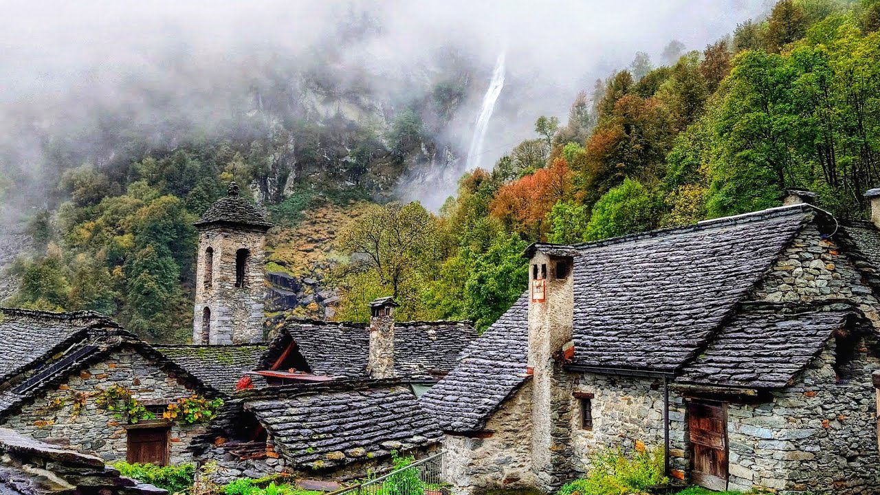 PEDESAAN SWISS SAAT HUJAN TURUN 🇨🇭 FOROGLIO