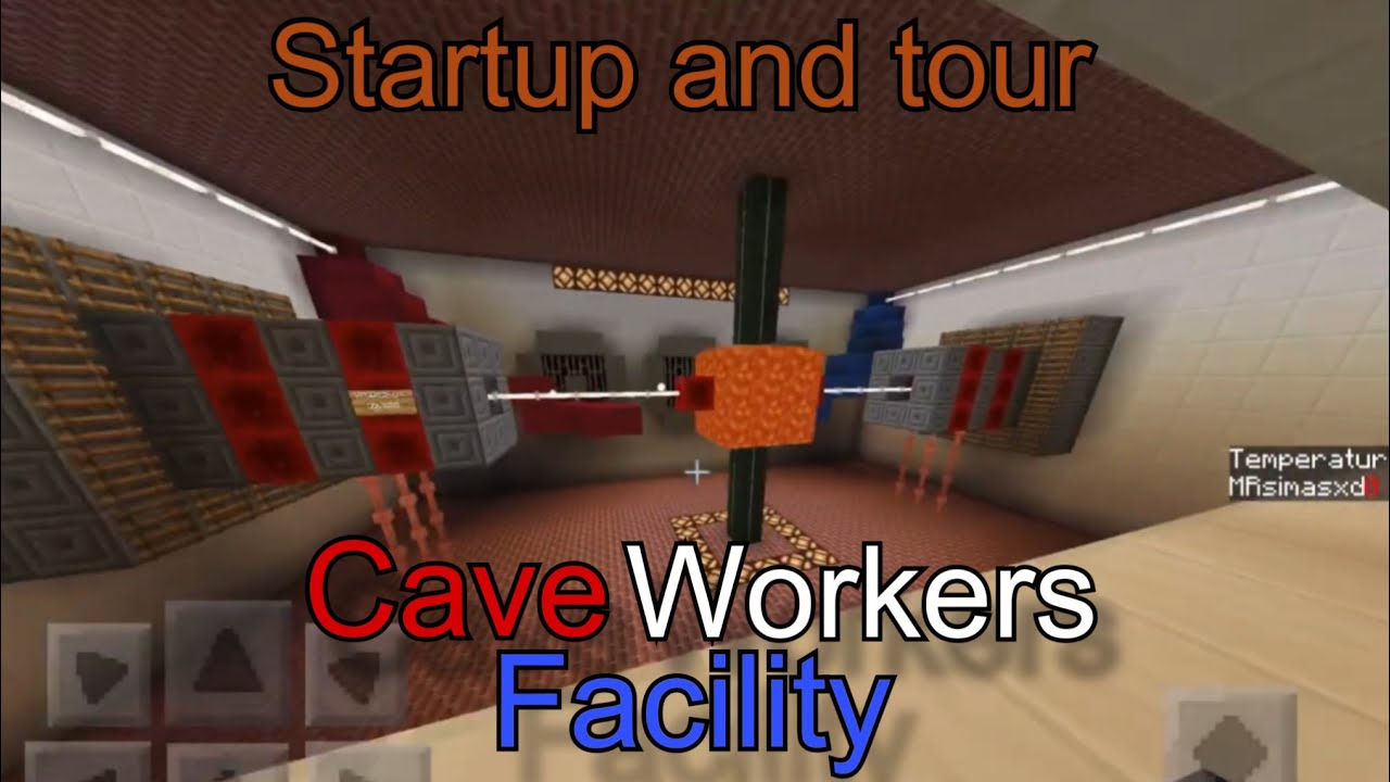 Epic Reactor core game in Minecraft! (CaveWorkers #1, Tour and startup)