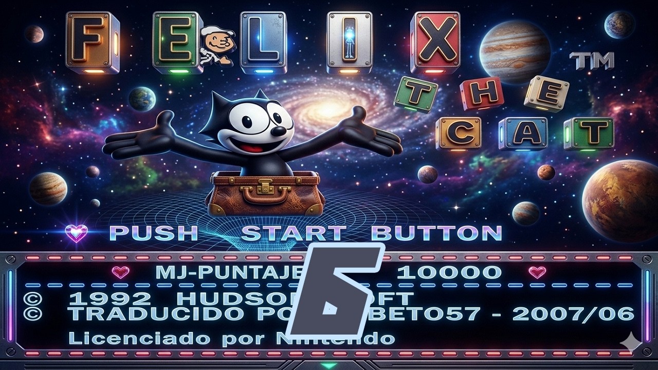 ¡El MALETÍN más poderoso de los 8-bits! 🎩 Felix the Cat NES 6 - Gameplay en Español