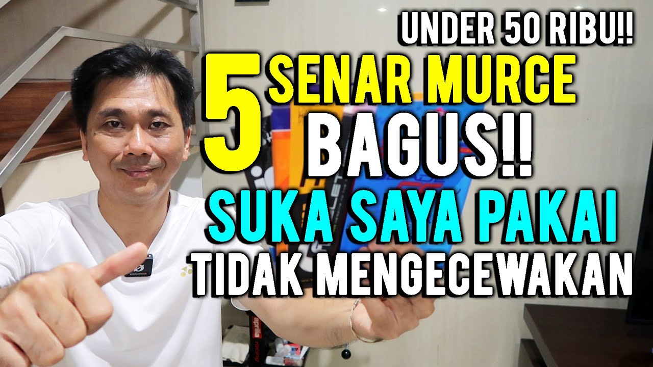 5 SENAR MURCE BAGUS!! UNDER 50 RIBU YANG SUKA SAYA PAKAI