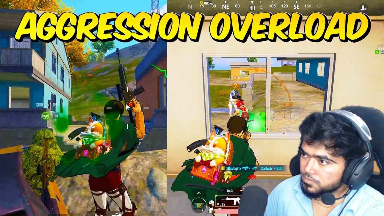 1 VS 5 with in Seconds - Only Aggression mode On🔥🔥
