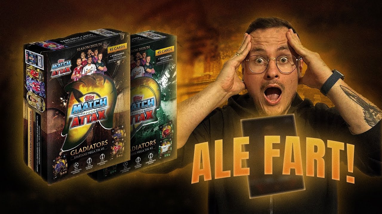 NOWOŚĆ - CO ZA TRAFY! 🔥 Otwieram Nowe Puszki Topps Match Attax Gladiators‼️