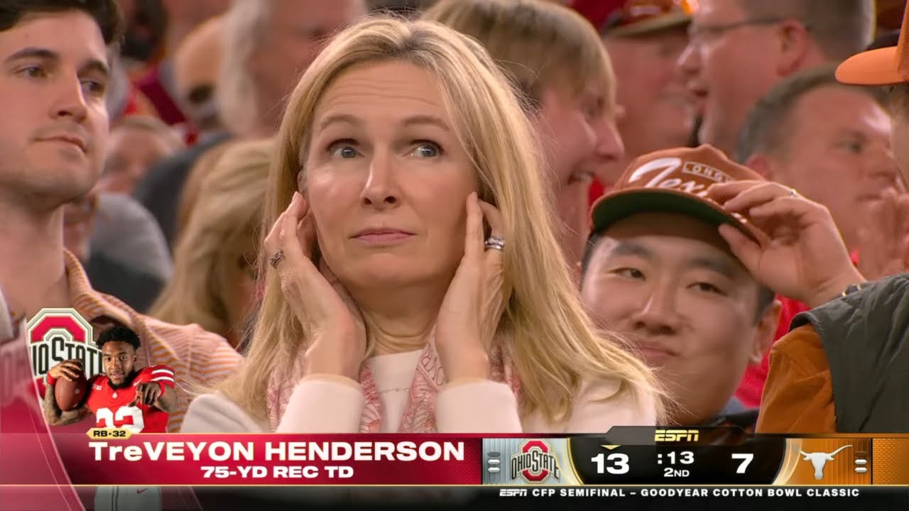 TreVeyon Henderson 75 Yard Touchdown vs. Texas | CFP