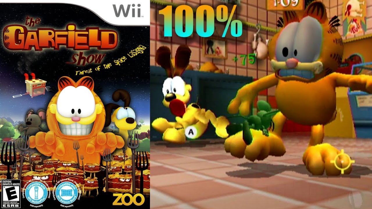 The Garfield Show: Threat Of The Space Lasagna [25] 100% Wii Longplay