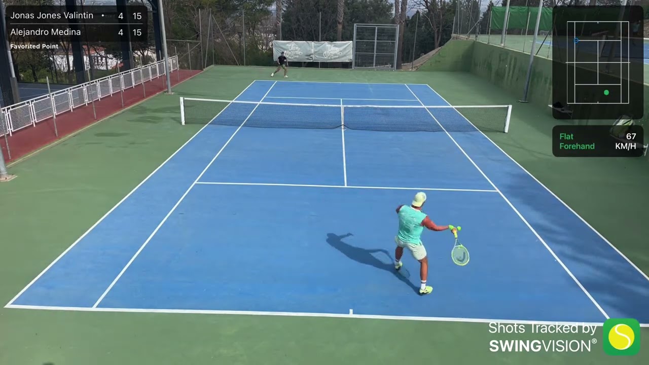Liga Equipo Malaga - Jonas Jones Valintin v Alejandro Medina 5-7 6-3 10-7 (extended highlights)