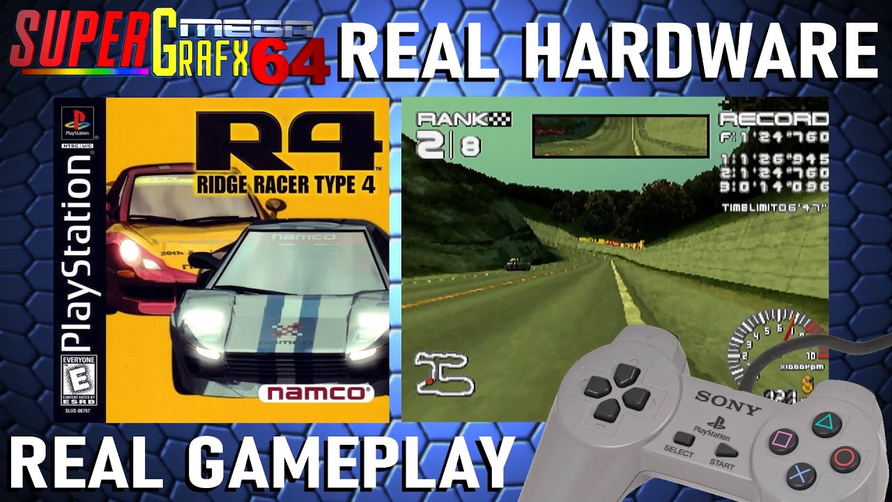R4: RIDGE RACER TYPE 4 - PS1 - REAL HARDWARE - REAL GAMEPLAY