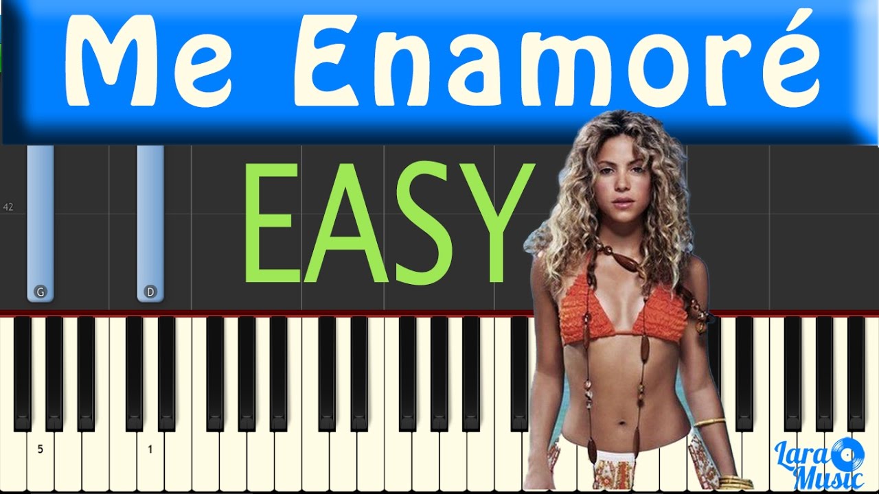 How to Play Me Enamoré - Shakira | Piano Tutorial (SHEET MUSIC + MIDI)