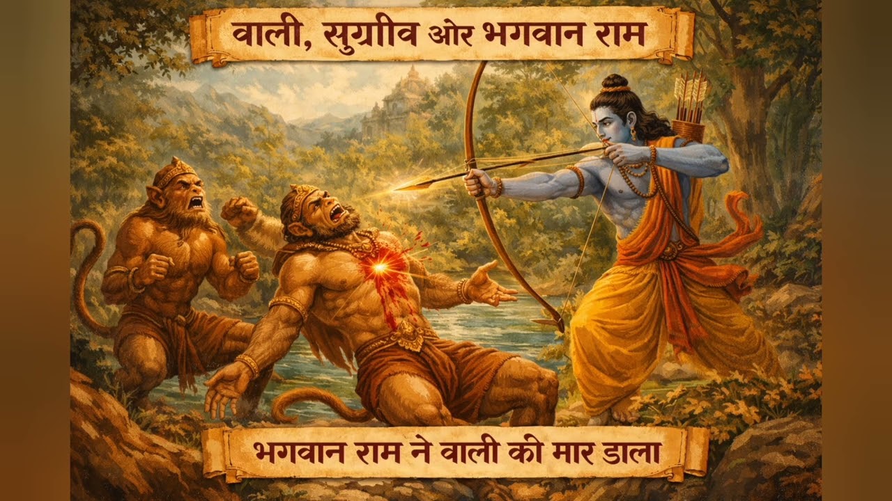 श्री राम और बाली की आपसी बातचीत 