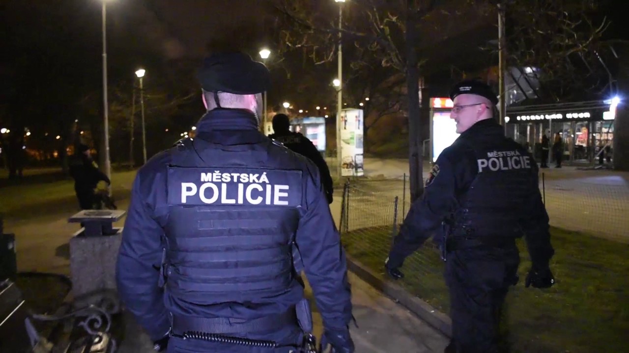 Úterní noční směna u Městské policie v Praze 1