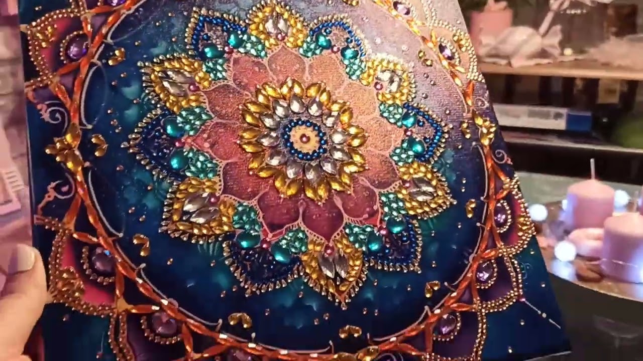 Diamond Painting 30&times;30 cm on a stretcher frame from Action 👌✨