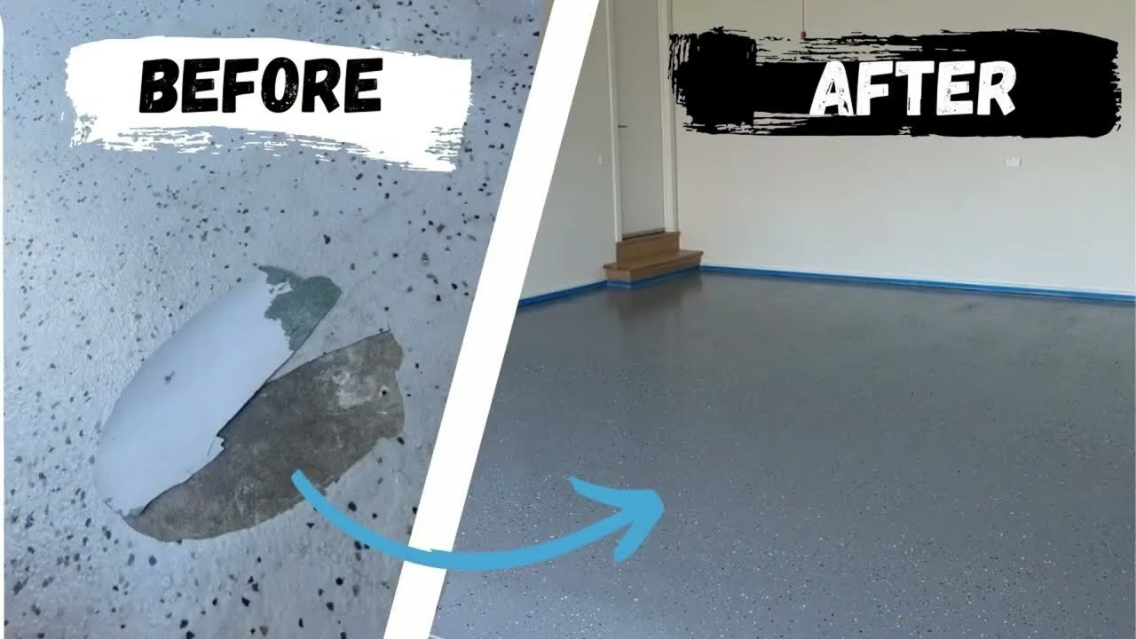 DWIL Garage Floor Epoxy Kit| Water-based| Low Odor Concrete|1 Car Kit| Light Gray
