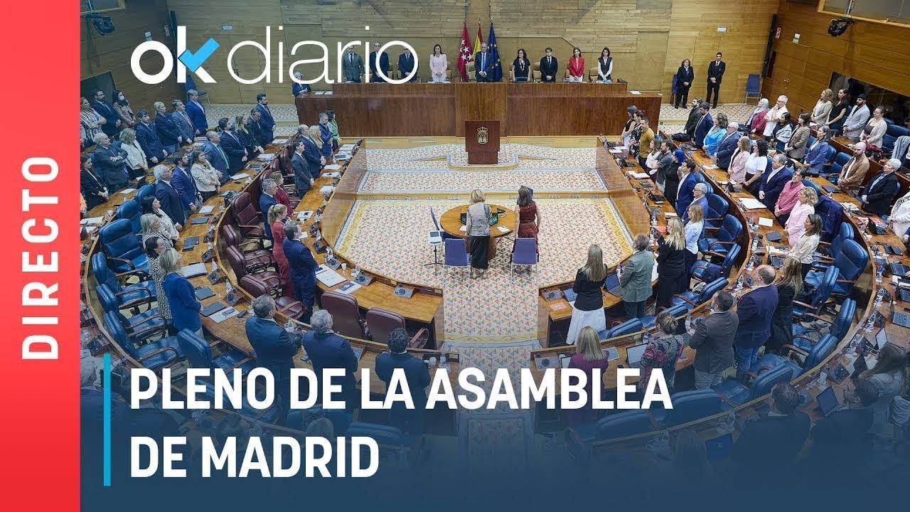 🔴DIRECTO | Sesión parlamentaria en la Asamblea de Madrid