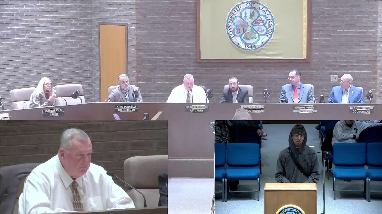Jackson Township Council Meeting 10282025