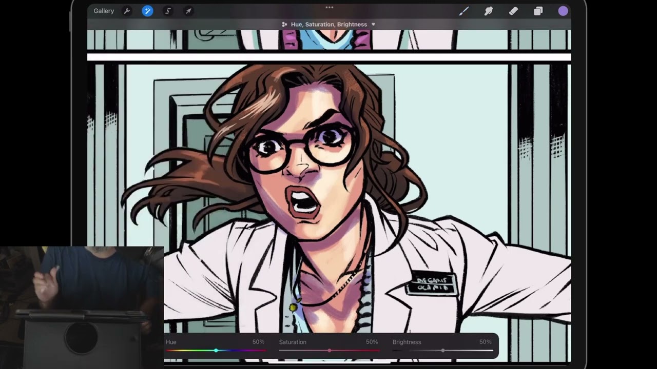 PC0414 Использование режима умножения для теней в Procreate