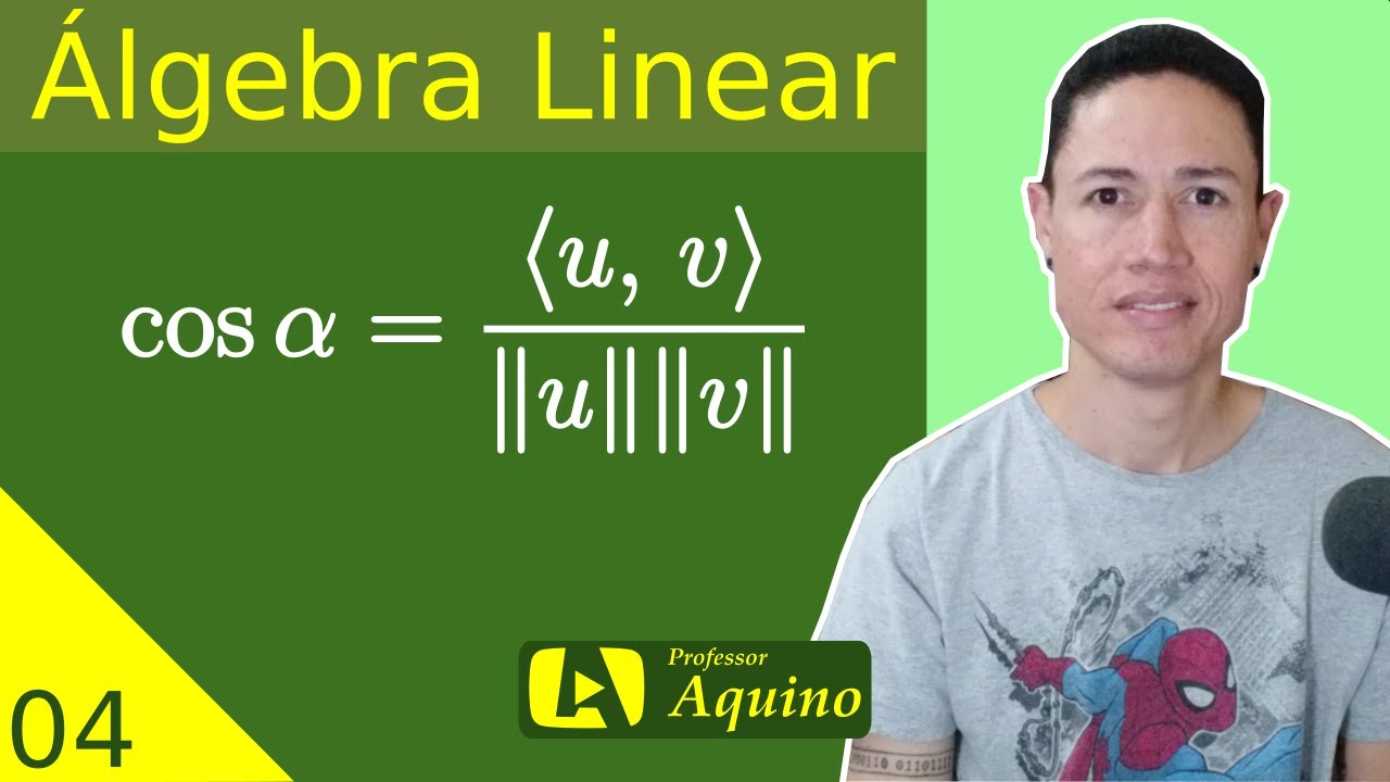 Ângulo entre Vetores. | 04. Álgebra Linear.