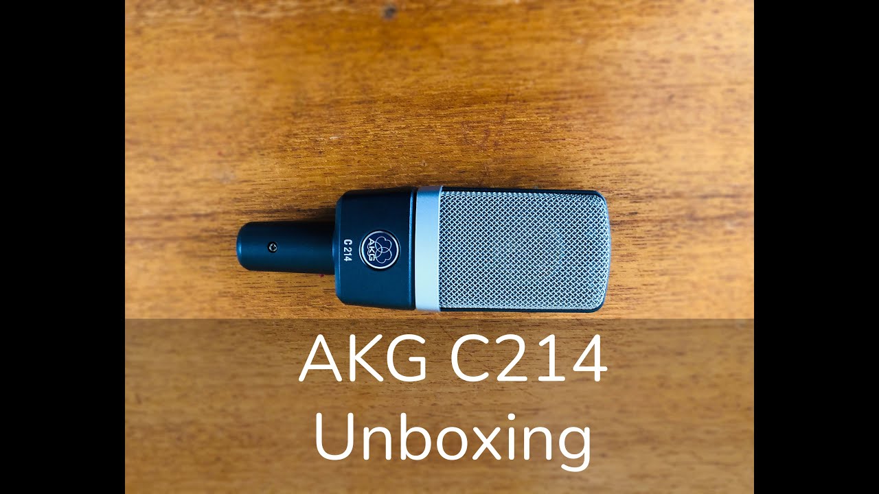 AKG C214 Unboxing